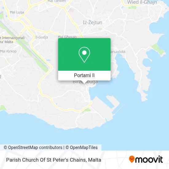 Mappa Parish Church Of St Peter's Chains