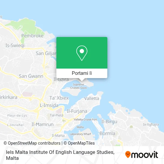 Mappa Iels Malta Institute Of English Language Studies