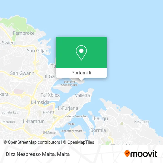 Mappa Dizz Nespresso Malta