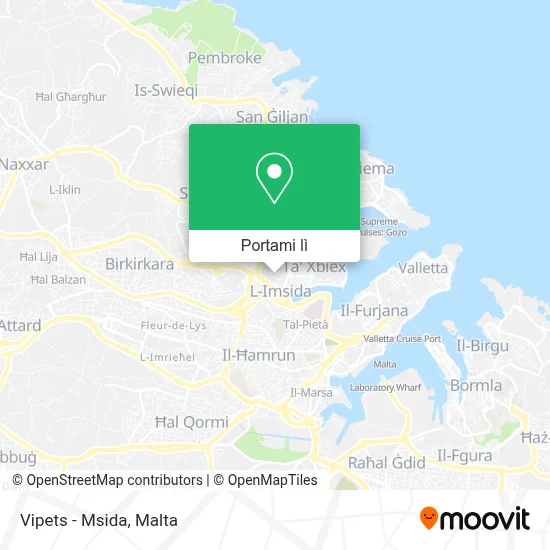 Mappa Vipets - Msida
