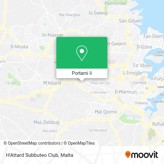 Mappa H'Attard Subbuteo Club