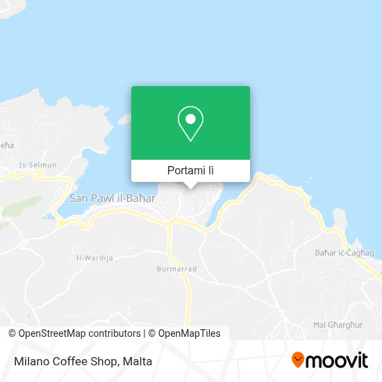 Mappa Milano Coffee Shop