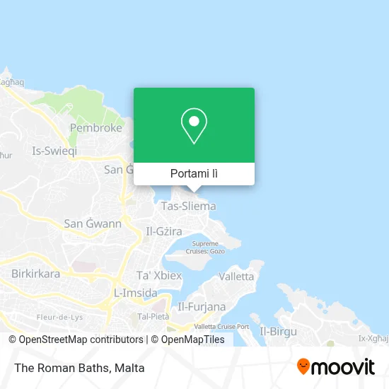 Mappa The Roman Baths