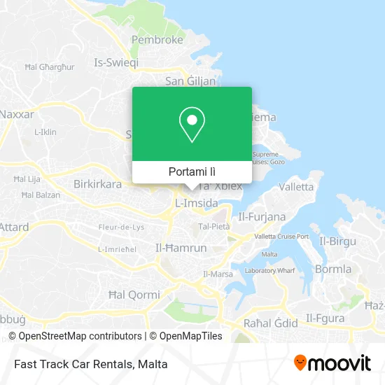 Mappa Fast Track Car Rentals