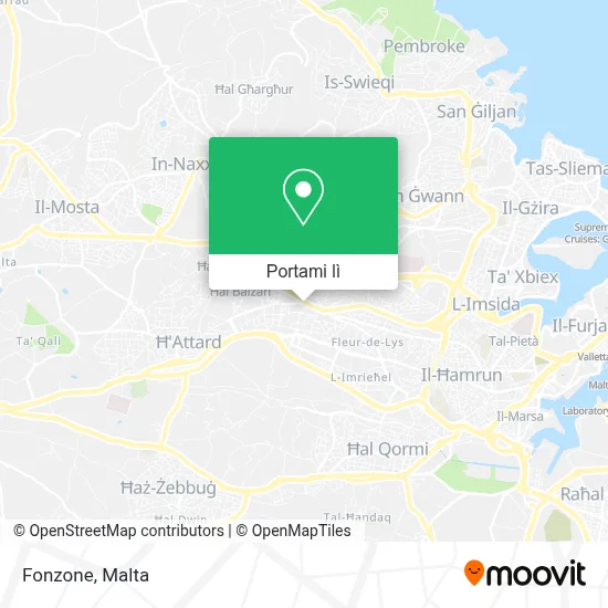 Mappa Fonzone