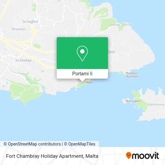 Mappa Fort Chambray Holiday Apartment