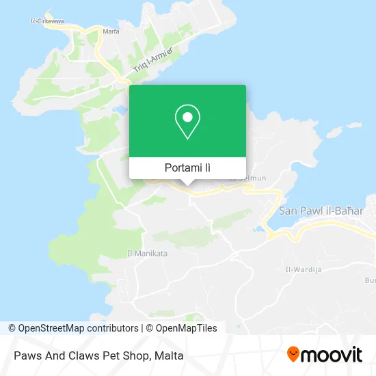 Mappa Paws And Claws Pet Shop
