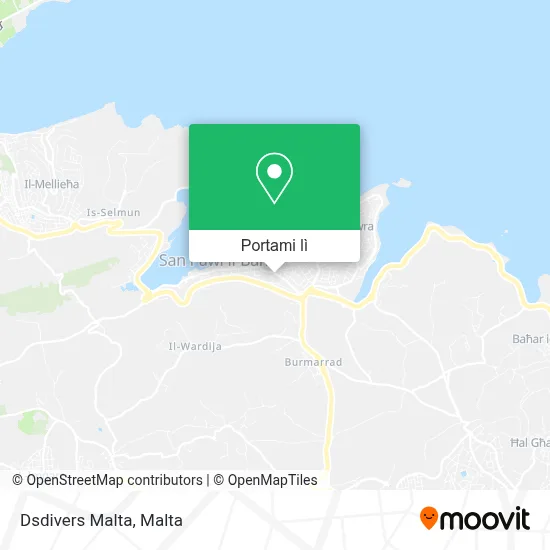 Mappa Dsdivers Malta