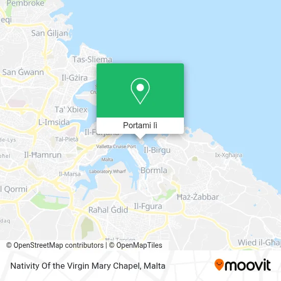 Mappa Nativity Of the Virgin Mary Chapel