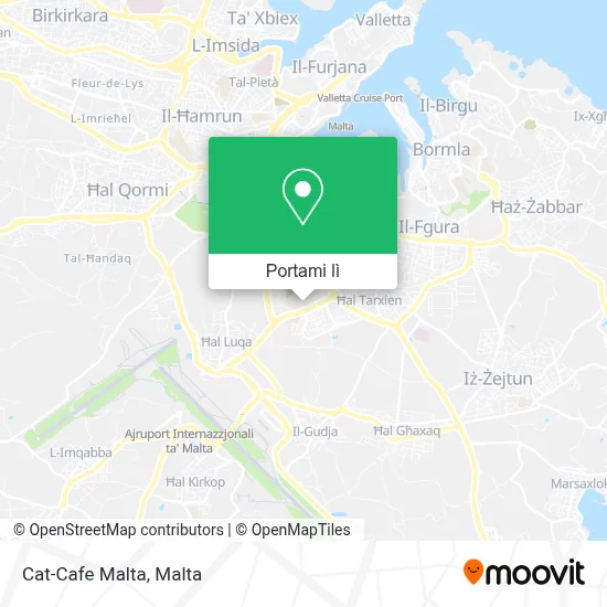Mappa Cat-Cafe Malta