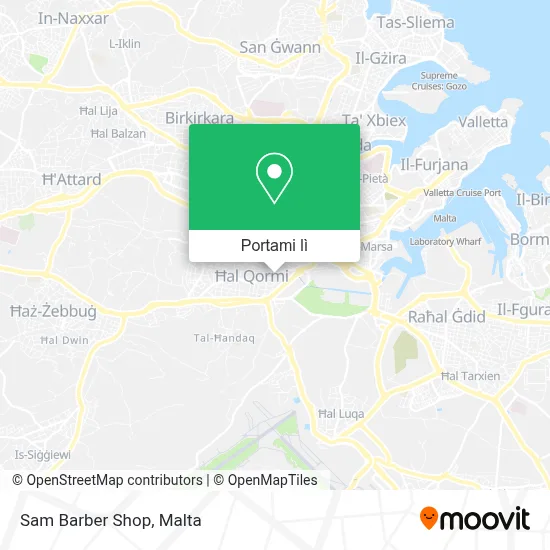 Mappa Sam Barber Shop