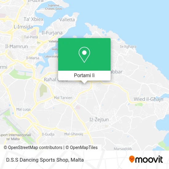 Mappa D.S.S Dancing Sports Shop