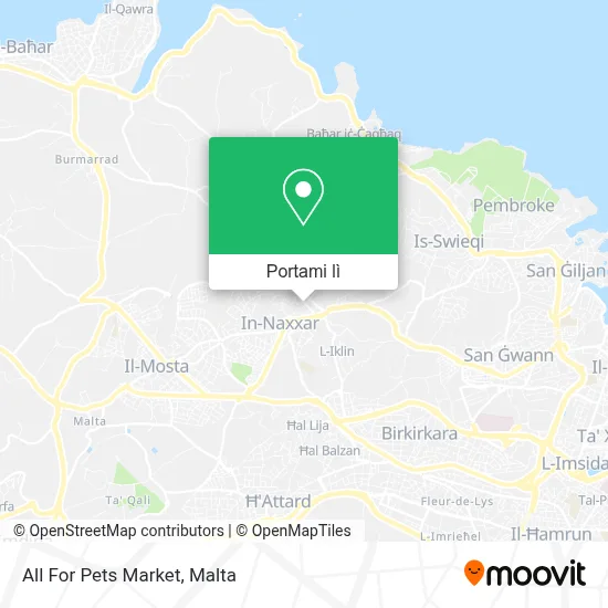 Mappa All For Pets Market