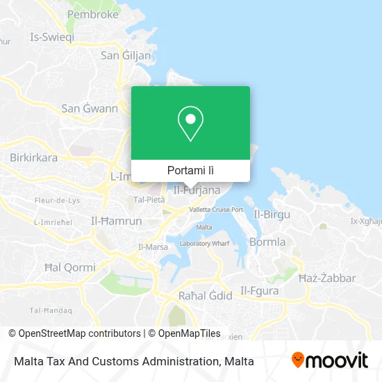 Mappa Malta Tax And Customs Administration