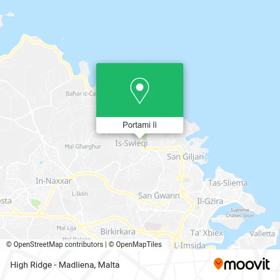 Mappa High Ridge - Madliena