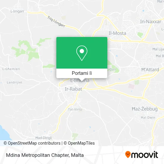 Mappa Mdina Metropolitan Chapter