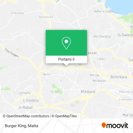 Mappa Burger King