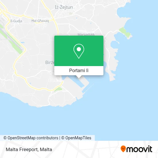 Mappa Malta Freeport