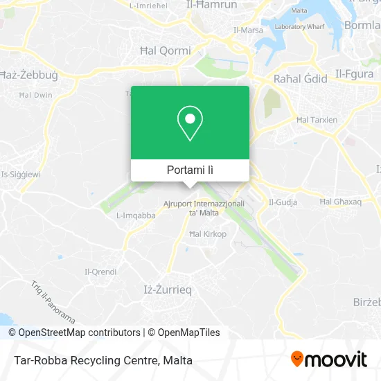 Mappa Tar-Robba Recycling Centre