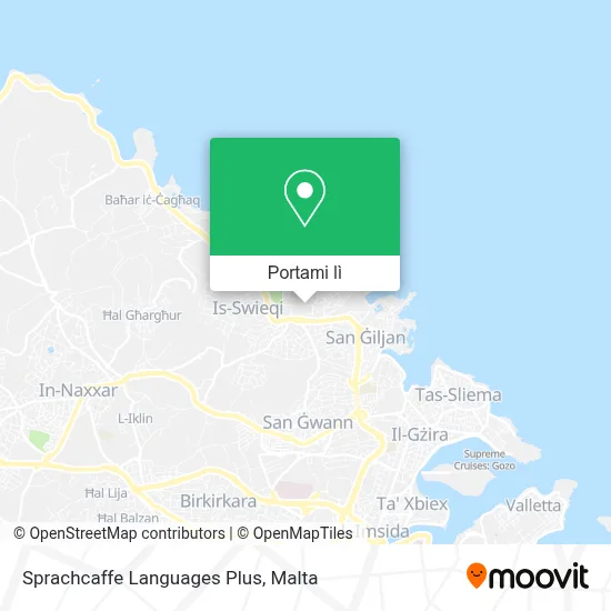 Mappa Sprachcaffe Languages Plus