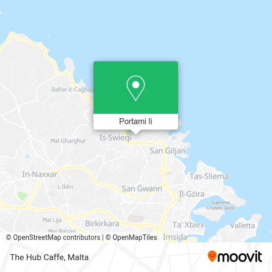 Mappa The Hub Caffe