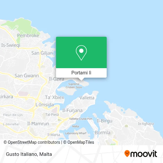Mappa Gusto Italiano