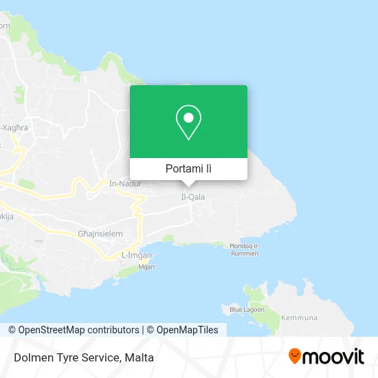 Mappa Dolmen Tyre Service