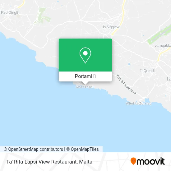 Mappa Ta' Rita Lapsi View Restaurant