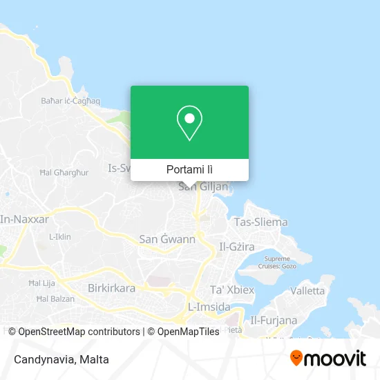 Mappa Candynavia