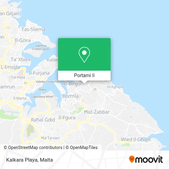 Mappa Kalkara Playa