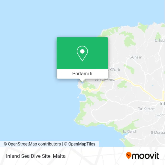 Mappa Inland Sea Dive Site