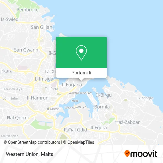 Mappa Western Union