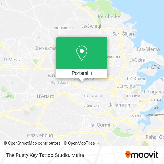Mappa The Rusty Key Tattoo Studio