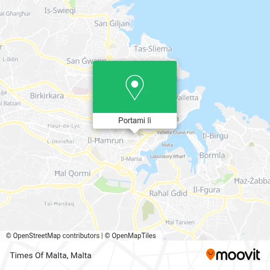 Mappa Times Of Malta
