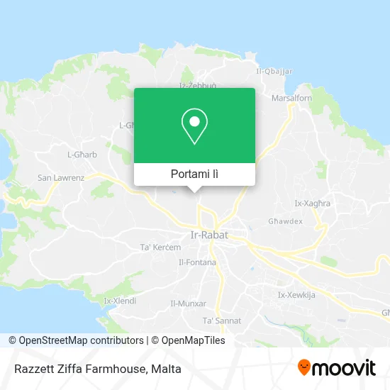 Mappa Razzett Ziffa Farmhouse