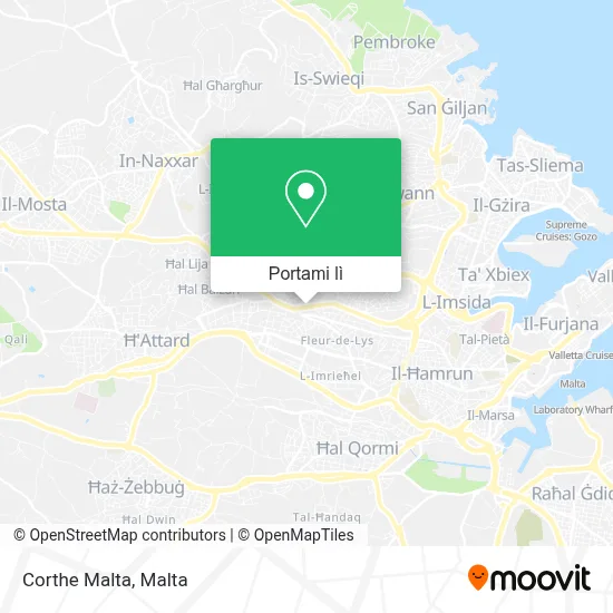 Mappa Corthe Malta