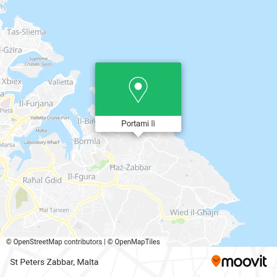 Mappa St Peters Zabbar