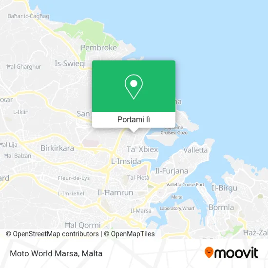 Mappa Moto World Marsa