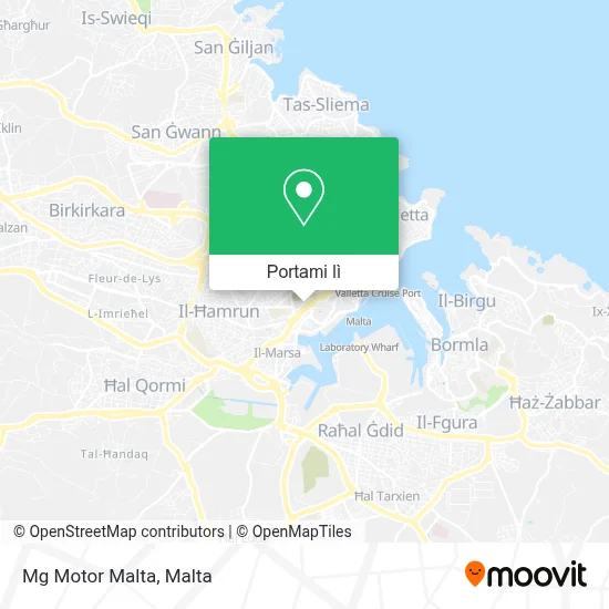 Mappa Mg Motor Malta