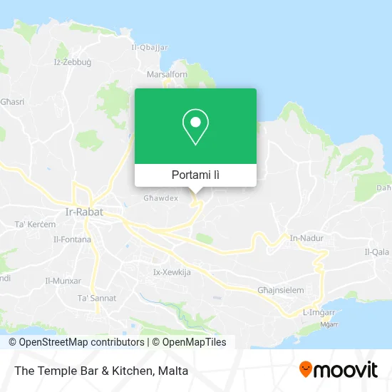 Mappa The Temple Bar & Kitchen