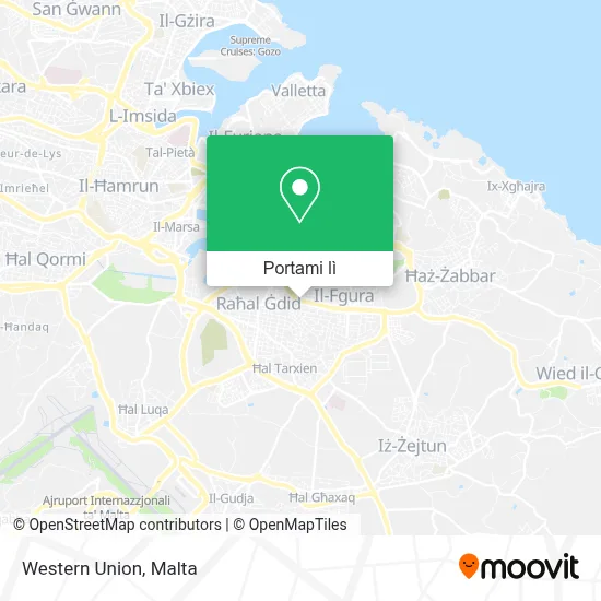 Mappa Western Union