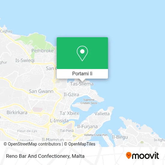 Mappa Reno Bar And Confectionery