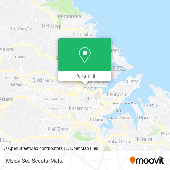 Mappa Msida Sea Scouts