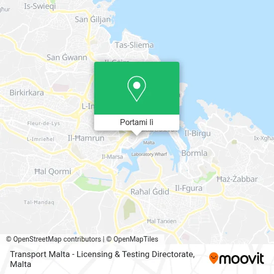 Mappa Transport Malta - Licensing & Testing Directorate