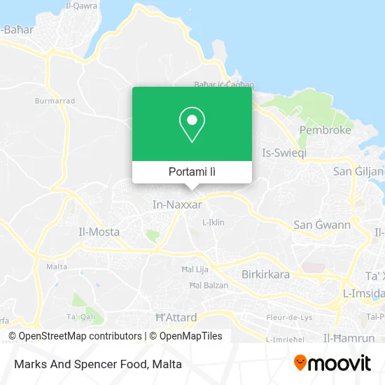 Mappa Marks And Spencer Food