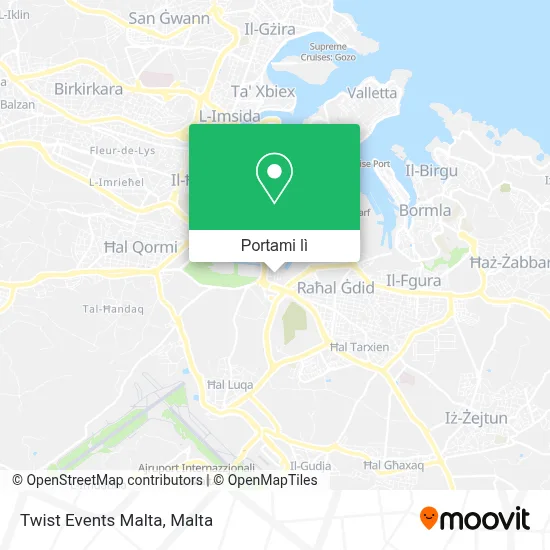Mappa Twist Events Malta