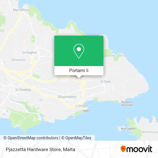 Mappa Pjazzetta Hardware Store