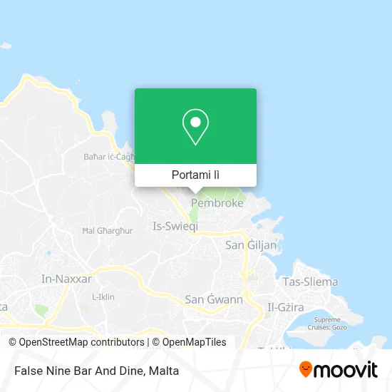 Mappa False Nine Bar And Dine