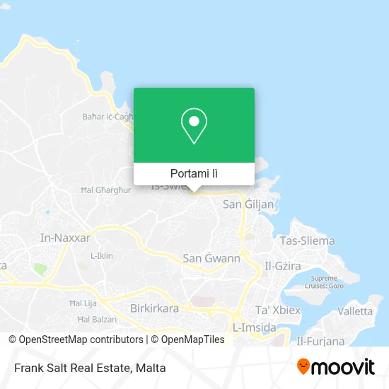 Mappa Frank Salt Real Estate