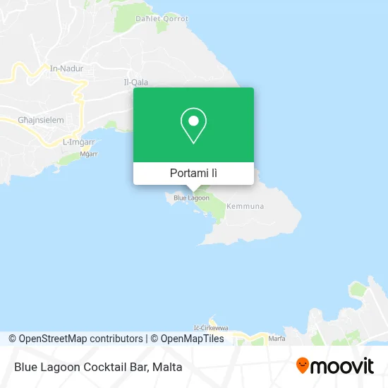 Mappa Blue Lagoon Cocktail Bar